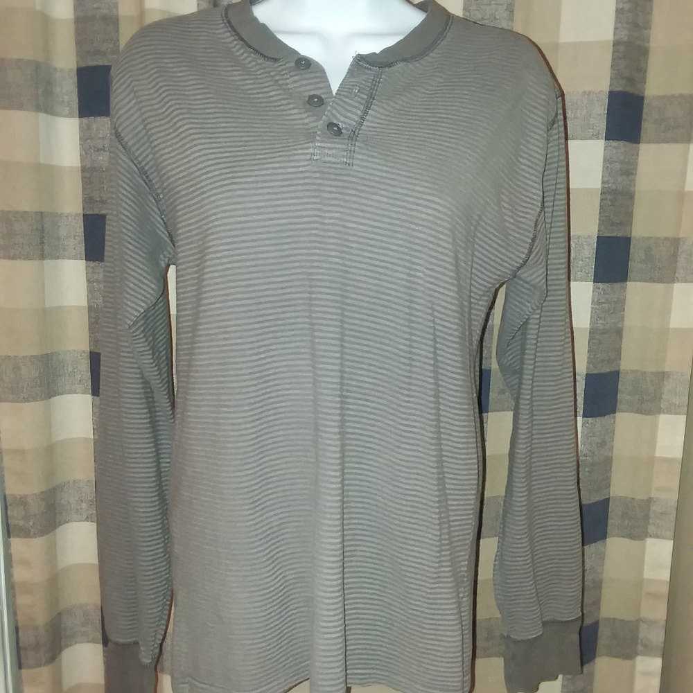 HANES Men's/Women's Beefy-T Long Sleeve Shirt - M